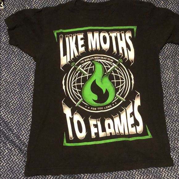 Like Moths To Flames Band T Shirt 